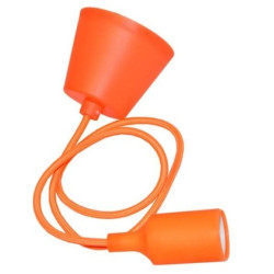 Oprawa Kido na żarówkę E27 z przewodem pomarańczow