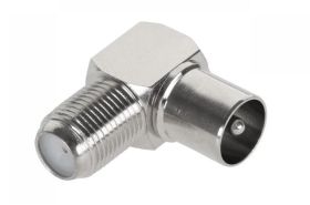 PRZEJŚCIE GNIAZDO F / WTYK TV KĄTOWE (ZLF GN/WTTV-KAT)