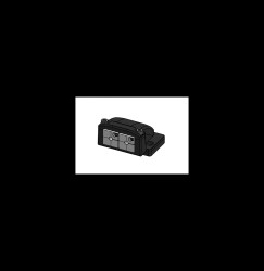 KEL-FG-E Rama przepustowa czarna, na 2 moduły KT małe, 42333