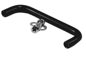 Uchwyt szuflady Stal szerokość: 25mm Hammond długość: 6mm Powłoka z czarnej farby proszkowej