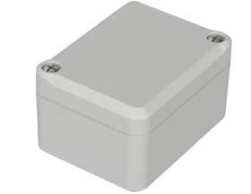 PC enclosure, (L x W x H) 65 x 50 x 37 mm, light gray (RAL 7035), IP65, 62206000