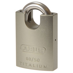 ABUS 56991 90RK/50mm TITALIUM&#x2122; Padlock Closed Shackle Keyed Alike 2745
