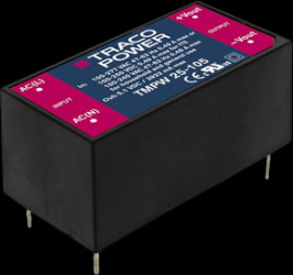 AC/DC converter, 90-305 VAC/100-430 VDC, 20 W, 1 output, 5.1 VDC, TMPW 25-105
