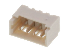 Molex Listwa kołkowa, męska, do wbudowania, standardowa Ilość pinów 4 Wymiary siatki: 1.25 mm 530470410 1 szt. paleta