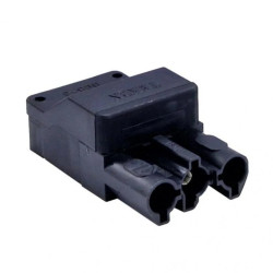Złączka wtykowa elektryczna z osłoną BCS-3/H1-N (żeńska 3-polowa czarna)