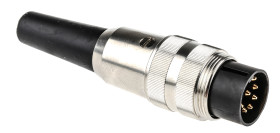 Wtyk Din 8 -pinowe Męski Montaż na kablu M16 60 V AC