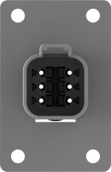 TE Connectivity DT6S-BT Zabezpieczenie antyzłamaniowe złącza męskiego okrągłego Seria: DT Łączna ilość styków: 6 1 szt.