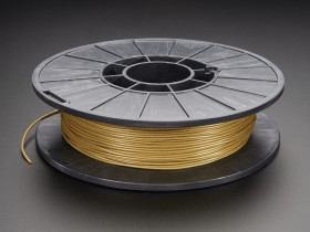 Adafruit NinjaFlex - 1.75mm Diameter - Satin Sheen Gold - 0.50 Kg