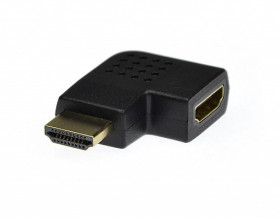 90° HDMI Female to HDMI Male Angle Right Gold-plated Adapter