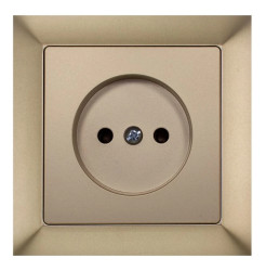PREMIUM Gniazdo pojedyncze b/u piaskowy metalizowany GPt-15 Pr