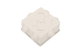 Puszka natynkowa 80x80x40mm tworzywo IP44 szara OL20003