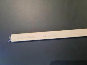 Przewód elektroenergetyczny biały H05RR-Fp FLEX 300/500V (OWp )