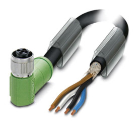 Przewód czujnik-siłownik ze złączem Złącze M12 liczba rdzeni 4 długość 10m Rodzaj A Żeńskie