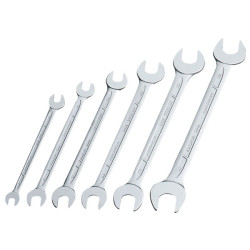 Elora 01341 6 Piece Long Metric Open End Spanner Set