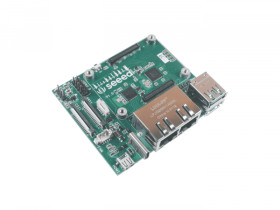 Dual Gigabit Ethernet NICs Carrier Board for Raspberry Pi Compute Module 4 - USB 3.0 connectors, Micro-HDMI interface, MIPI CSI/