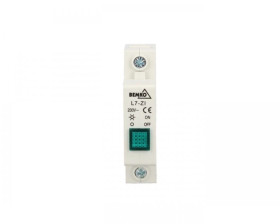 Lampka modułowa 1-fazowa zielona 230V L7 A15-L7-ZI