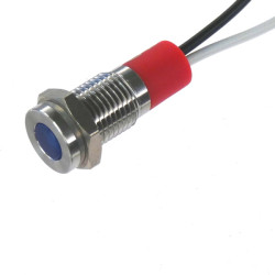 Panel LED 110V, niebieska 8mm LED Wyprowadzenia CML Innovative Technologies