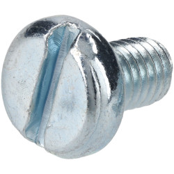 R-TECH 337185 Slotted Pan Head Machine Screws BZP M5 8mm - Pack Of 100