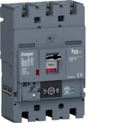 MCCB Wyłącznik mocy h3+ P250 3P 100A 50kA Energy HMT100NR