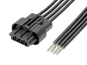 Molex Obudowa złącza pin żeńskiego na kabel Ilość pinów 4 Wymiary siatki: 3.60 mm 2166211042 1 szt.