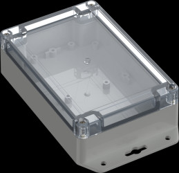 6U07151005639 Industrial housing, 150 x 100 x 45mm, IP66/IP68, light gray