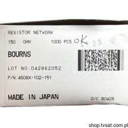 4608X-102-151 150R Network Resistor SIP8 BOURNS