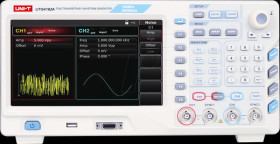 181300100070X Function generator, 160 MHz, 2 channels