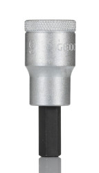 Końcówka wkrętaka Końcówka wkrętakowa sześciokątna 9 mm Gedore dł: 61 mm napęd: 1/2 cala Sześciokątny