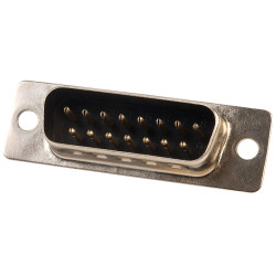 TruConnect 150201 15 Way Solder Lug D Connector Plug