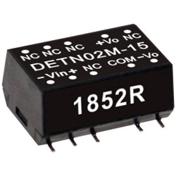 Mean Well DETN02M-05 DC/DC converter 2W 200mA dual output 1 piece