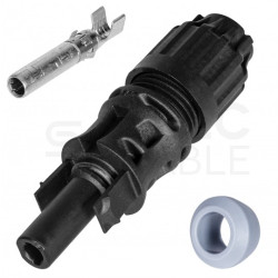 Gniazdo MC4 EVO2 złącze solarne Konektor na przewód 4-6mm2 1500V IP68 Staubli (Multi-Contact)