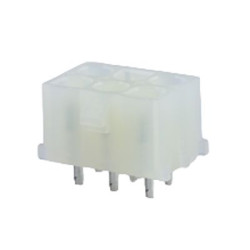 Wtyk PCB 6-pinowe raster: 6.35mm 3-rzędowe Molex Przewlekany