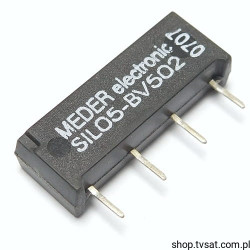 SIL05-BV502 Reed Relay 5VDC 1A Coil 500 Ohm SIL4 MEDER
