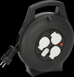 1093900600 Mini cable reel, Vario-Line cable box, USB, 10-m cable, black