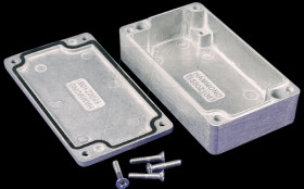 1550Z106 Die-cast aluminium housing,115 x 65 x 30 mm, thick-walled, IP 66