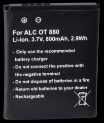 800 mAh, Li-Ion for ALCATEL Mini Rainbow