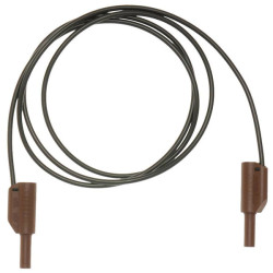 Metrel 20991764 Safety Test Lead Black/Brown 4 mm Jack 1.50 m