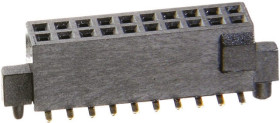 Gniazdo PCB 20 -pinowe 2 -rzędowe raster: 1.27mm Listwa gniazdowa Proste SMD