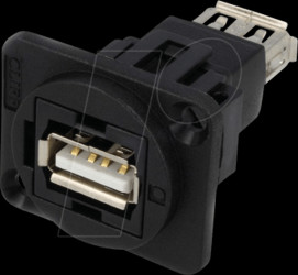 CP30208N USB adapter FT, 1 x USB 2.0 A socket &gt; 1 x USB 2.0 A socket