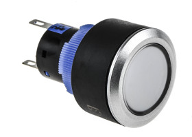 Nasadka przełącznika Chwilowy SPDT średnica wycięcia 22.2mm, montaż panelowy RS PRO