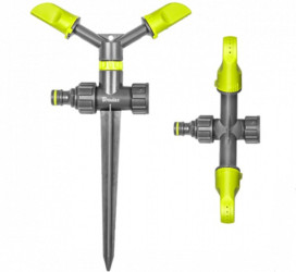 2-ramienny zraszacz obrotowy na kolcu LIME LINE BRADAS LE-6101