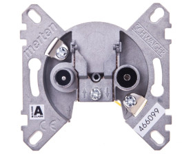 Merten Gniazdo antenowe podwójne R/TV+SAT końcowe MTN466099