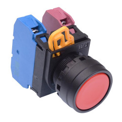 YW1B-M1E11R Red 22mm Momentary Push Button Switch 1NO-1NC IP65 IDEC