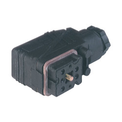 Hirschmann 932 484-100 GO 610 WF Cable Socket with PG11 Cable Gland 6 &#x2B; PE Black