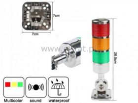 Moduł kolumny sygnalizacyjnej; RGY; dźwięk; 24V