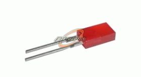 DIODA LED [] 2x4mm SUPER JASNA CZERWONA