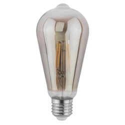 Żarówka LED EDISON E27 ST64 6W = 50W 420lm 2200K Ciepła 360 Filament LUMILED Smokey