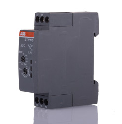 Timer Relay Szyna DIN, zatrzask 24 → 240V ac SPDT ABB SPDT 0.05 s - 100h CT-C jednofunkcyjny