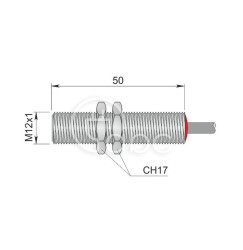 Czujnik magnetyczny SMC-12 NO R1 LC5 AGD1 (ATEX), YSM000021