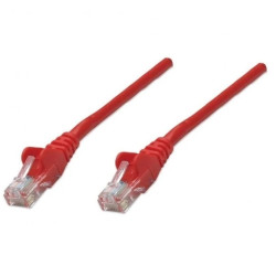 Patch Cord Cat5E UTP 1,0M Czerwony 100 Miedź 318952